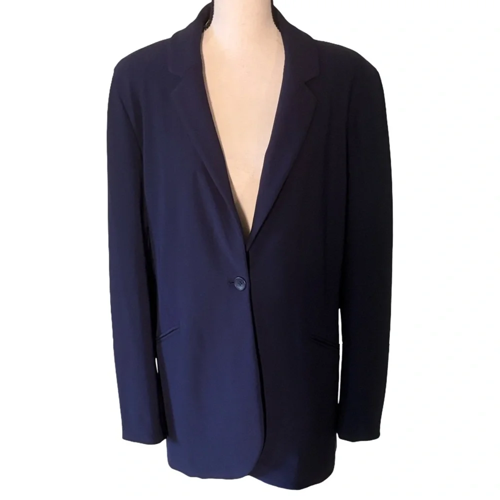 Boston Proper Midnight Blue Suit Jacket - Picture 2 of 10